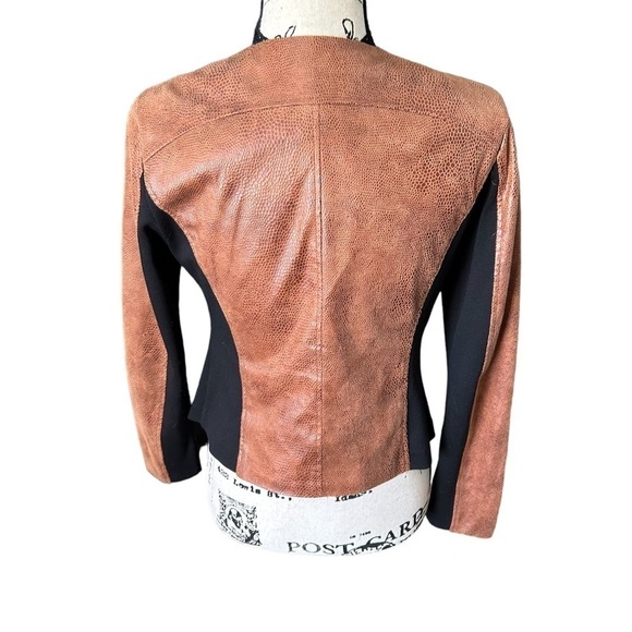 G by Guilliani Faux Leather MOTO Style Jacket Sz Small - Picture 4 of 14